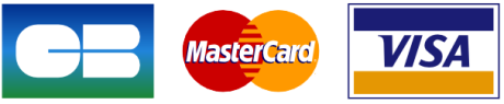 Moyens de paiement : CB, Mastercard, Visa